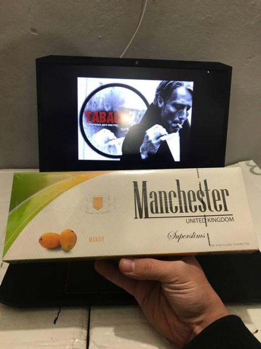 Фото сигареты Manchester Mango Superslims